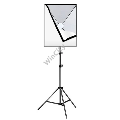 Stúdió szett Puluz LED softbox 50x70cm, állvány, LED izzó 1 db PU5070EU