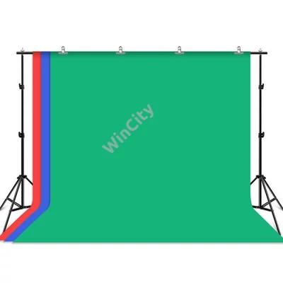 Puluz 2x3m fotóháttér szett/állvány + fotóháttér 3 db PKT5205