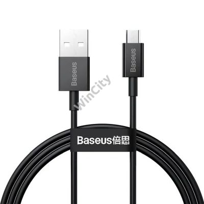 Baseus Superior Series USB-Micro-USB kábel, 2A, 1m (fekete)