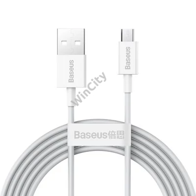 Baseus Superior Series USB-Micro-USB kábel, 2A, 2m (fehér)