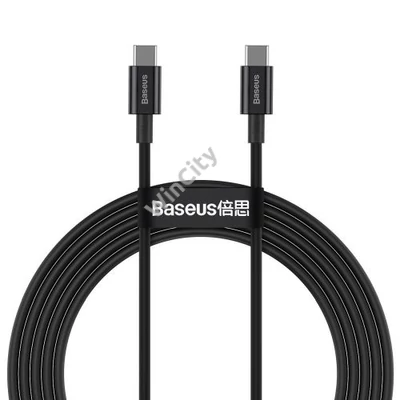 Baseus Superior Series USB-C-USB-C kábel, 100 W, 2 m (fekete)