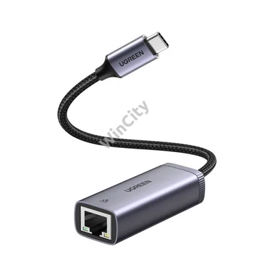 UGREEN CM483 USB-C-RJ45 hálózati adapter (szürke)