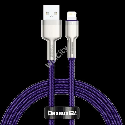 Baseus Cafule USB-Lightning kábel, 2,4A, 1m (lila)