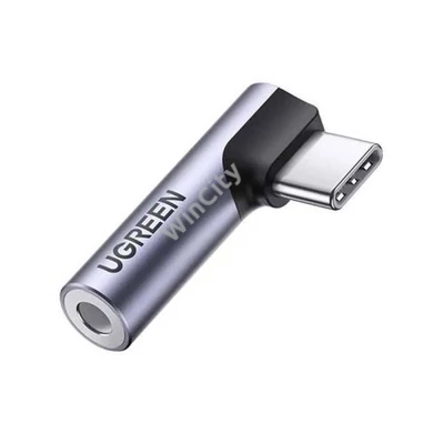 UGREEN AV154 USB-C 3,5 mm-es mini jack audio adapter (szürke)