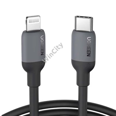 UGREEN US387 USB-C Lightning kábel, 1m (fekete)