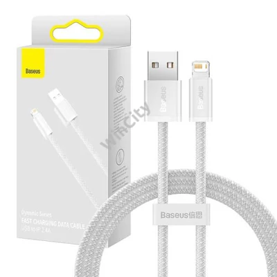 Baseus Dynamic USB-Lightning kábel, 2,4A, 1m (fehér)