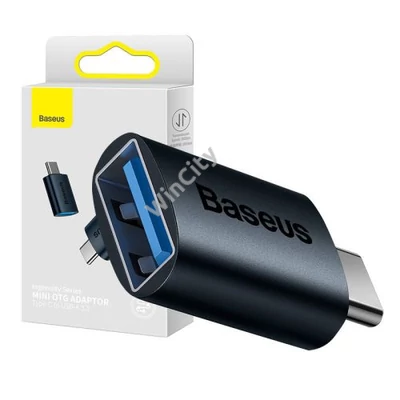 Baseus Ingenuity USB-C-USB-A OTG adapter (kék)