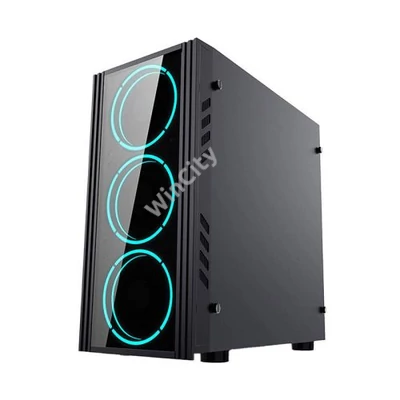 Aigo Black Technology Mini Micro-ATX számítógépház (fekete)