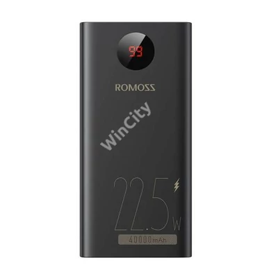 Powerbank Romoss PEA40PF 40000mAh, 22.5W (fekete)