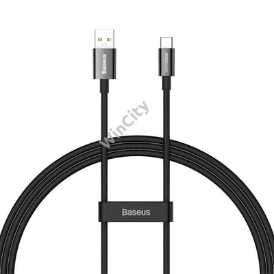 Baseus Superior Series USB-USB-C kábel, 65 W, PD, 1m (fekete)