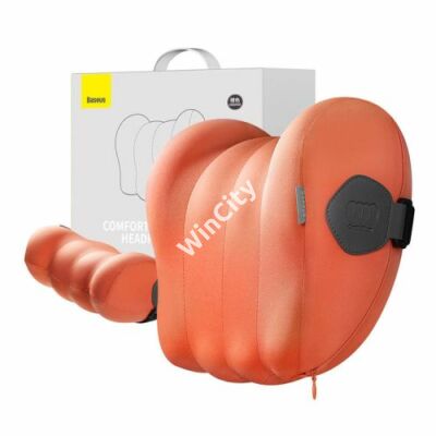 Baseus Comfort Ride Fejtámlára szerelhető párna (narancssárga)