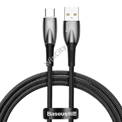 Baseus Glimmer USB-A - USB-C töltőkábel, 100W, 1m (fekete)