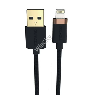 Duracell USB-C cable for Lightning 2m (Black)