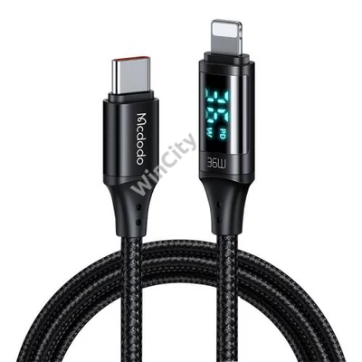 Mcdodo CA-1030 USB-C to Lightning cable, 36W, 1.2m (black)