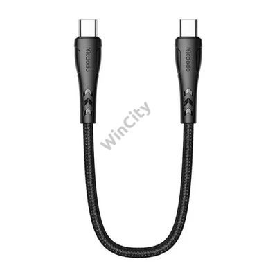 Mcdodo CA-7640 USB-C to USB-C cable, PD 60W, 0.2m (black)