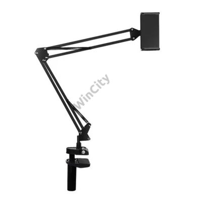 Puluz asztali állvány telefon/tablet tartóval (fekete)