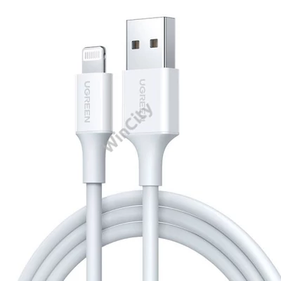 UGREEN US155 USB-Lightning kábel 2.4A, 0.5m (fehér)