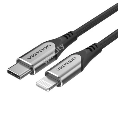 Cable USB-C 2.0 do Lightning Vention TACHF MFi 3A 1m (Gray)