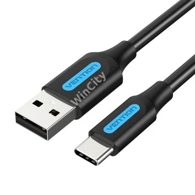 Cable USB 2.0 to USB-C Vention COKBF 5A 1m (black)