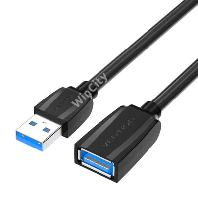 Extension Cable USB 3.0 male to USB female Vention VAS-A45-B300 3m (Black)