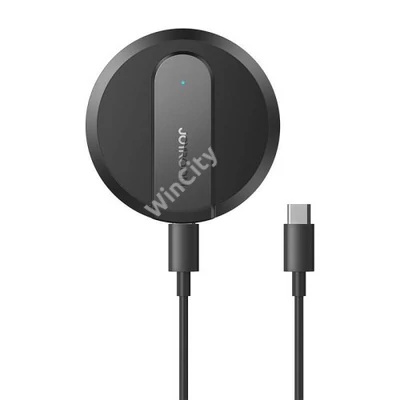 Joyroom JR-A28 ultra-thin magnetic induction charger, 15W (black)