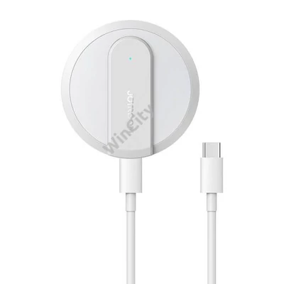 Joyroom JR-A28 ultra-thin magnetic induction charger, 15W (white)