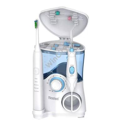 Nicefeel Deskopt water flosser + sonic toothbrush set FC163