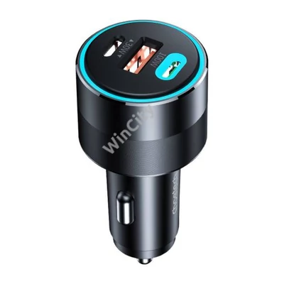 Choetech TC0011 car charger 130W 2x USB C 1x USB A (black)