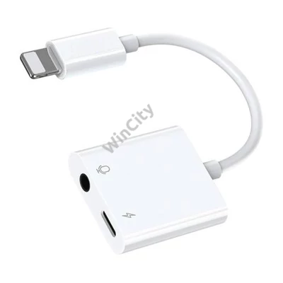 Audio Adapter Lightning / 3.5 mm Joyroom S - Y105 (white)