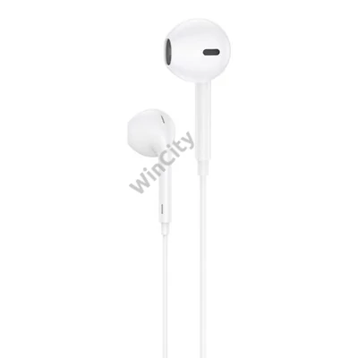 Inclined in-ear remote earphones Foneng EP100 (white)