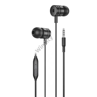 Foneng EP200 wired, in-ear headphones, mini jack (black)