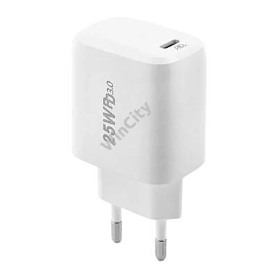 Fast charger Foneng EU40, USB-C, 25W (white)