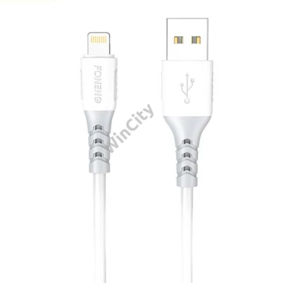 USB to Lightning Cable Foneng X66, 20W, 3A, 1m (white)