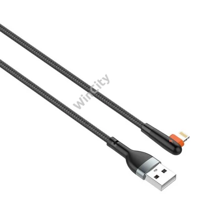 Cable USB to Lightning LDNIO LS561, 2.4A, 1m (black)