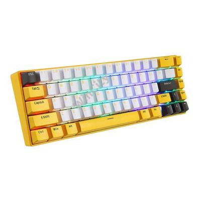 Mechanical gaming keyboard Motospeed BK67 Bluetooth (yellow)