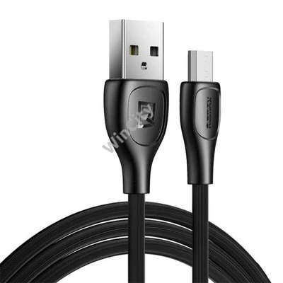 Cable USB Micro Remax Lesu Pro, 1m, 2.1A (black)