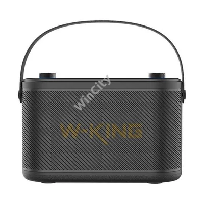 Wireless Bluetooth Speaker W-KING H10 120W + 2 microphones (black)