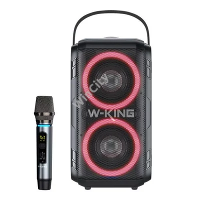 Wireless Bluetooth Speaker W-KING T9 60W (black) + microphone