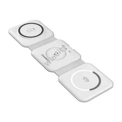 Choetech T588-F 3in1 Magnetic Wireless Charger 15W (white)