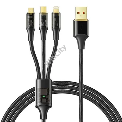 3in1 USB to USB-C / Lightning / Micro USB Cable, Mcdodo CA-3330, 1.2m (Black)