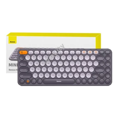 Baseus K01A vezeték nélküli hárommódusú billentyűzet (matt szürke)