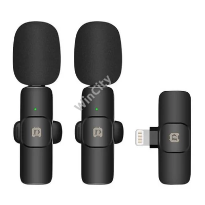 Puluz PU3150B Lavalier vezeték nélküli mikrofon Villám típus.