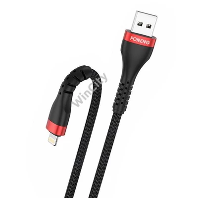 Foneng Cable USB to Lightning, X82 iPhone 3A, 1m (black)