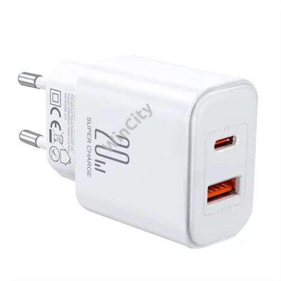 Charger Flash Joyroom JR-TCF05, (EU) 20W A+C (white)