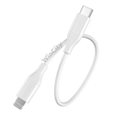 Cable Choetech IP0040 USB-C to Lightning PD18/30W 1,2m (white)