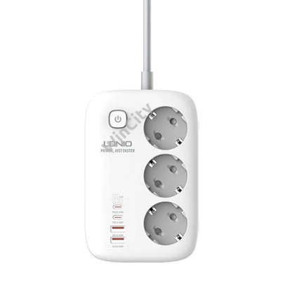 Power Strip GaN LDNIO SE3436 65W white