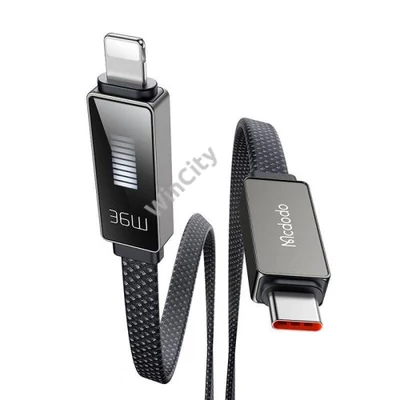 Cable Mcdodo CA-4960 USB-C to Lightning with display 1.2m (black)