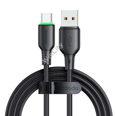 USB to USB-C Cable Mcdodo CA-4751 with LED light 1.2m (black)