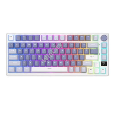 Wireless mechanical keyboard Royal Kludge RKM75 RGB, Silver switch (blue)