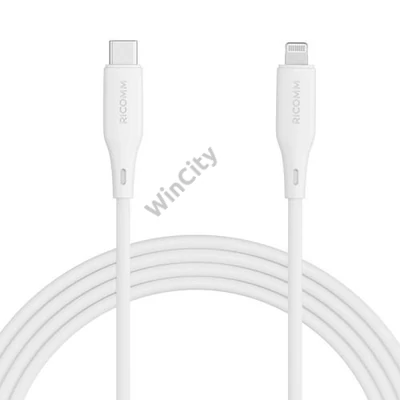 USB-C to Lightning Cable Ricomm RLS007CLW 2.1m